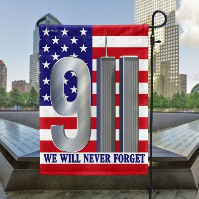 Memorial Day 911 Flag Never Forget September 11 American Patriotic Flag TPT1050F - Flagwix