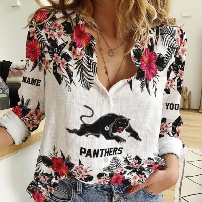 Penrith Panthers Women's Casual Shirt Personalized Gift For Fans