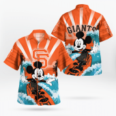 Limited Edition San Francisco Giants & Mickey Mouse Hawaii Shirt: Unique Collaboration for Fans!