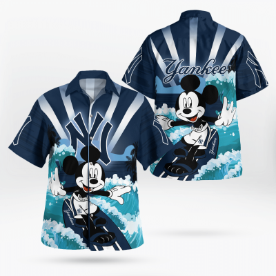 New York Yankees and Mickey Mouse Hawaii Shirt: A Perfect Blend of Sports and Disney Magic! New York Yankees and Mickey Mouse Hawaii Shirt: A Perfect Blend of Sports and Disney Magic!