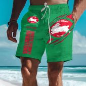 NRL Special Tearing Logo Men Short Pants Custom Any Name Gifts For Fan