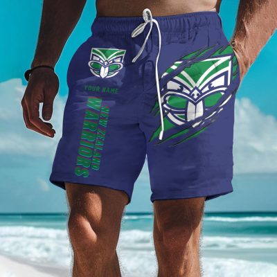 NRL Special Tearing Logo Men Short Pants Custom Any Name Gifts For Fan NRL Special Tearing Logo Men Short Pants Custom Any Name Gifts For Fan