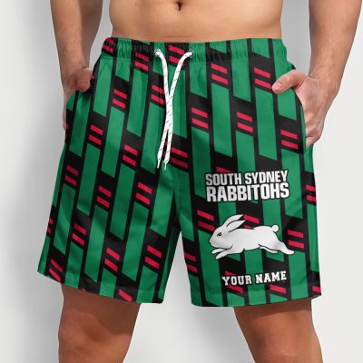NRL Rugby Summer Men Short Pants Custom Any Name Gift For Fan