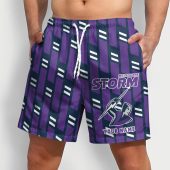 NRL Rugby Summer Men Short Pants Custom Any Name Gift For Fan