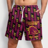 NRL Rugby Summer Men Short Pants Custom Any Name Gift For Fan