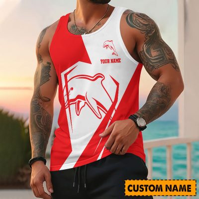 NRL Personalized Tank Top For Footy Fan - Limited Edition