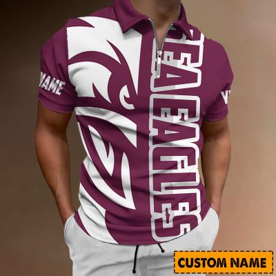 NRL Personalized Zipper Polo Shirt Gift For Footy Fan - New Arrivals