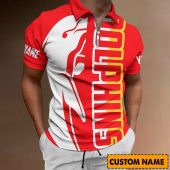 NRL Personalized Zipper Polo Shirt Gift For Footy Fan - New Arrivals