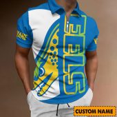 NRL Personalized Zipper Polo Shirt Gift For Footy Fan - New Arrivals