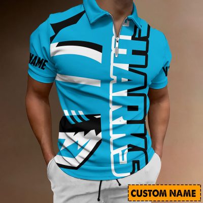 NRL Personalized Zipper Polo Shirt Gift For Footy Fan - New Arrivals