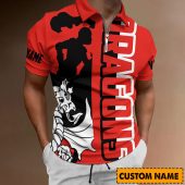 NRL Personalized Zipper Polo Shirt Gift For Footy Fan - New Arrivals