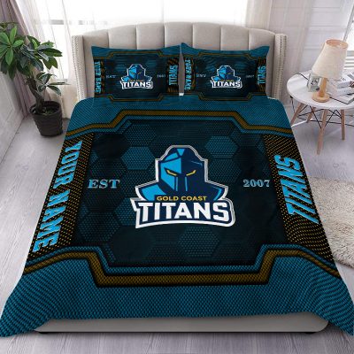 NRL Personalized Bedding Set Gift For Fan - New Arrivals