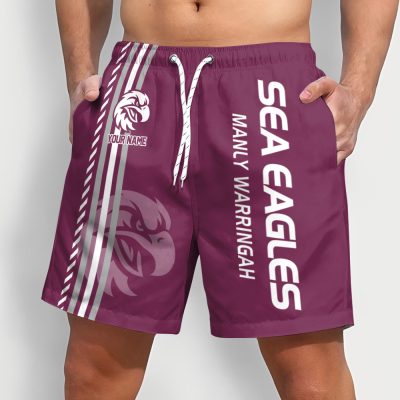 NRL New Design Men Short Pants Personalized Name Gifts For Fan-Limitte