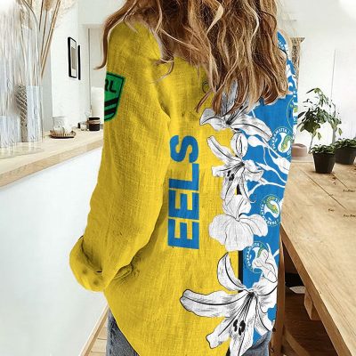Parramatta Eels Women's Casual Shirt Personalized Gift For Fans v3