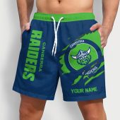 NRL Rugby Team Tearing Logo Men Short Pants Custom Any Name Gifts For