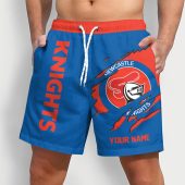 NRL Rugby Team Tearing Logo Men Short Pants Custom Any Name Gifts For