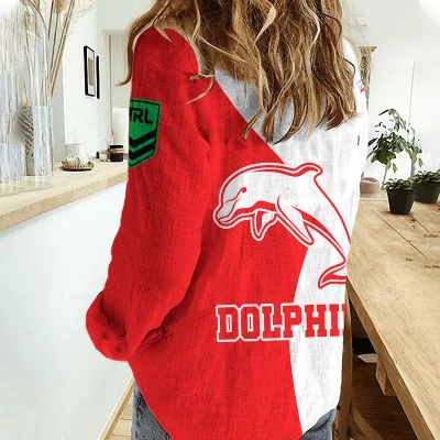 Dolphins Women's Casual Shirt Personalized Gift For Fans v2