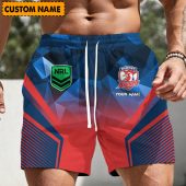 NRL Personalized Sporty Short Pants Gift For Fan - New Arrivals