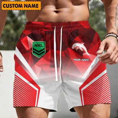 NRL Personalized Sporty Short Pants Gift For Fan - New Arrivals