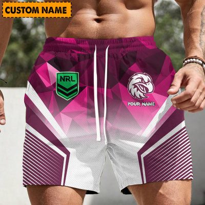 NRL Personalized Sporty Short Pants Gift For Fan - New Arrivals
