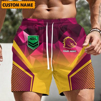 NRL Personalized Sporty Short Pants Gift For Fan - New Arrivals