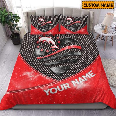 NRL Personalized Bedding Set Doona Duvet Cover Pillowcase For Fan - Li