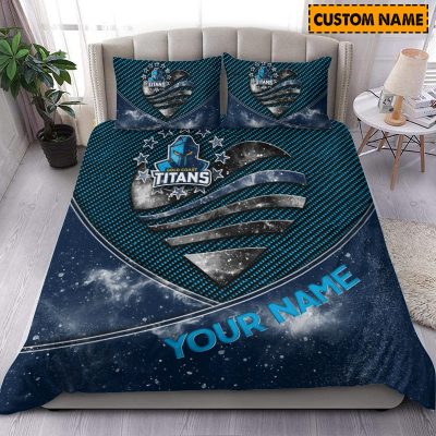 NRL Personalized Bedding Set Doona Duvet Cover Pillowcase For Fan - Li
