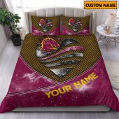 NRL Personalized Bedding Set Doona Duvet Cover Pillowcase For Fan - Li