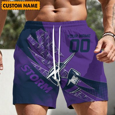 NRL Personalized Men's Short Pants Beach Shorts For Fan - Limited Edit