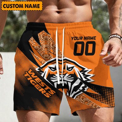 NRL Personalized Men's Short Pants Beach Shorts For Fan - Limited Edit