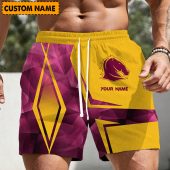 NRL Personalized Men's Short Pants Beach Shorts For Fan - Limited Edit