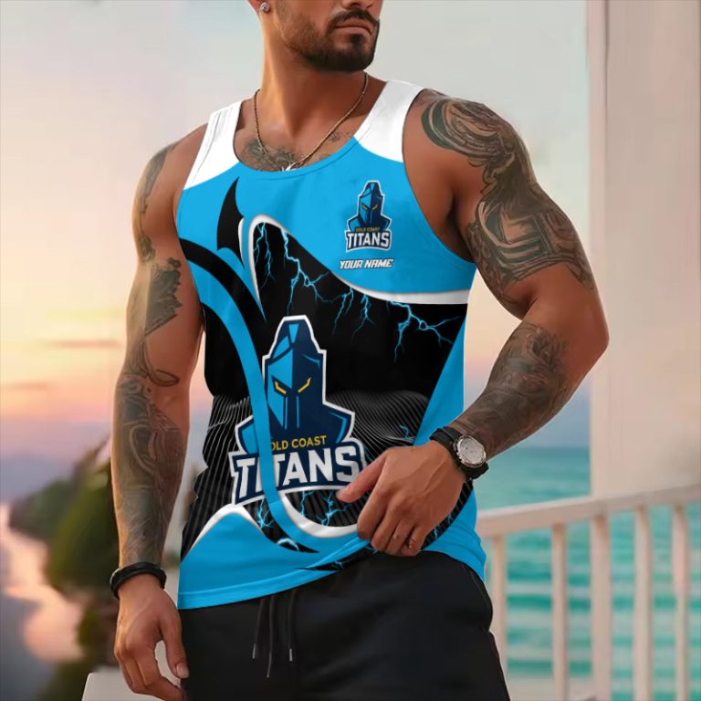 NRL Personalized Men's Tank Top For Footy Fan - New Arrivals