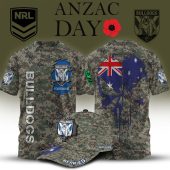 NRL x Anzac Day Personalized T Shirt & Cap For Fan - Limited Edition