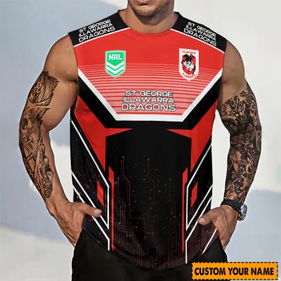 NRL Personalized Men's Tanktop For Sale 2025 - Limited Edition