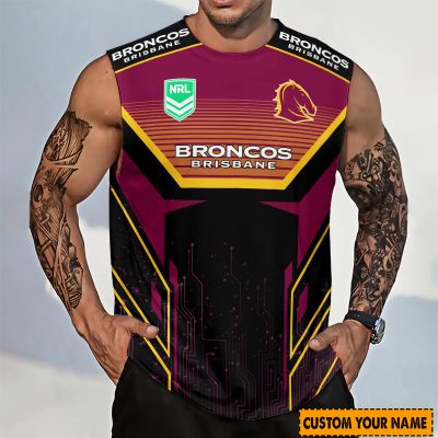 NRL Personalized Men's Tanktop For Sale 2025 - Limited Edition