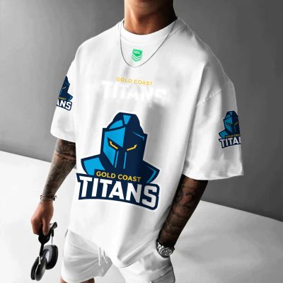 NRL Personalized White T-Shirt For Fan Hot Sale 2025 - Limited Edition