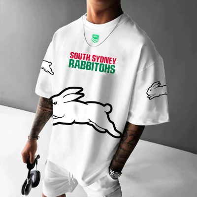 NRL Personalized White T-Shirt For Fan Hot Sale 2025 - Limited Edition