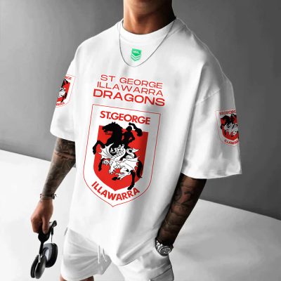 NRL Personalized White T-Shirt For Fan Hot Sale 2025 - Limited Edition