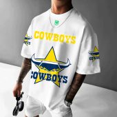 NRL Personalized White T-Shirt For Fan Hot Sale 2025 - Limited Edition