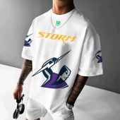 NRL Personalized White T-Shirt For Fan Hot Sale 2025 - Limited Edition