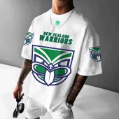 NRL Personalized White T-Shirt For Fan Hot Sale 2025 - Limited Edition