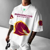 NRL Personalized White T-Shirt For Fan Hot Sale 2025 - Limited Edition