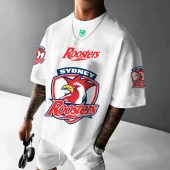 NRL Personalized White T-Shirt For Fan Hot Sale 2025 - Limited Edition