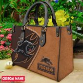 NRL Personalized Women's Leather Handbag For Fan Hot Sale 2025 - Limit