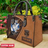 NRL Personalized Women's Leather Handbag For Fan Hot Sale 2025 - Limit