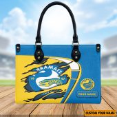NRL Personalized Women's Leather Handbag For Fan - Limited Edition
