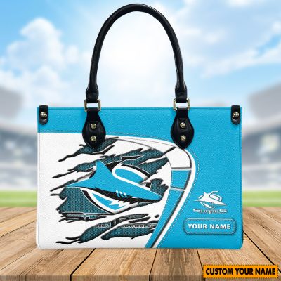 NRL Personalized Women's Leather Handbag For Fan - Limited Edition