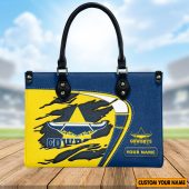 NRL Personalized Women's Leather Handbag For Fan - Limited Edition