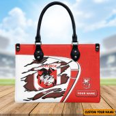 NRL Personalized Women's Leather Handbag For Fan - Limited Edition
