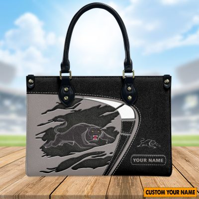 NRL Personalized Women's Leather Handbag For Fan - Limited Edition